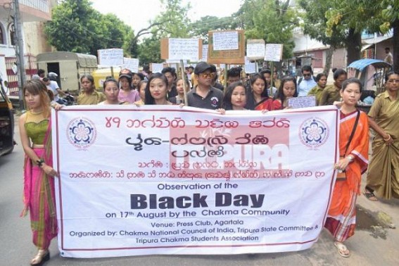 Chakma Community observes Black day